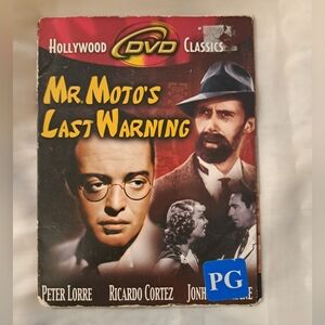 Mr. Moto's Last Warning DVD